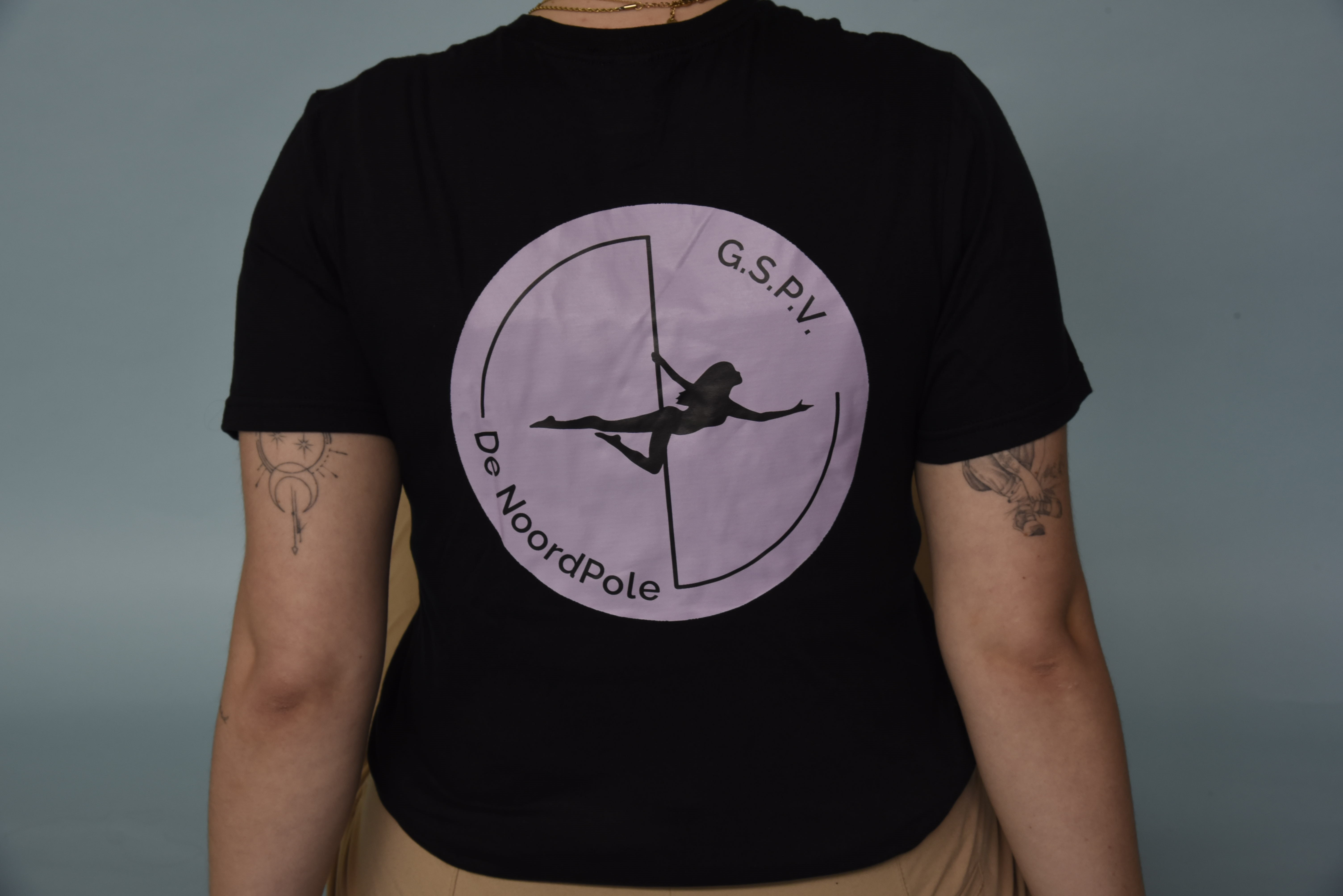 Extra photo of Black T-shirt with Logo size S, M, L, merchandise for G.S.P.V. De NoordPole.