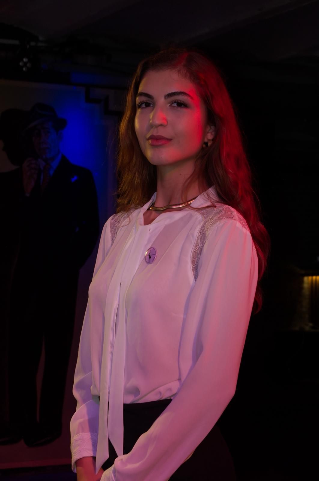 Photo of Melina Bardi as Chair of G.S.P.V. De NoordPole.